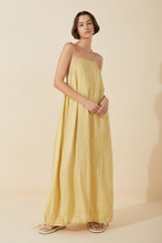 Load image into Gallery viewer, Citrus Linen Drawcord Dress
