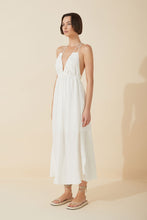 Load image into Gallery viewer, White Textured Linen Dress - US12 LEFT LAST ONE