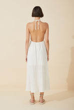 Load image into Gallery viewer, White Textured Linen Dress - US12 LEFT LAST ONE