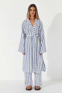 Marine Stripe Organic Cotton Pant