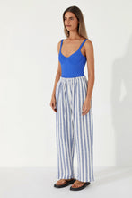 Load image into Gallery viewer, Marine Stripe Organic Cotton Pant