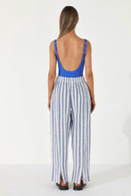 Load image into Gallery viewer, Marine Stripe Organic Cotton Pant