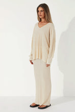 Load image into Gallery viewer, Stone Organic Linen Blend Knit Top