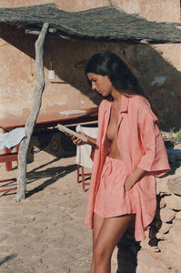 Vacationer Linen Shirt Dress - US10 & US12 LEFT IN STOCK