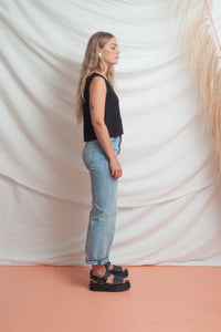 Linen Aly Tank - M & L LEFT IN STOCK