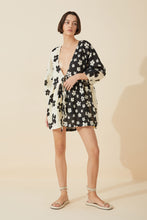 Load image into Gallery viewer, Black &amp; Bone Flower Linen Top - US4 &amp; US8 LEFT IN STOCK
