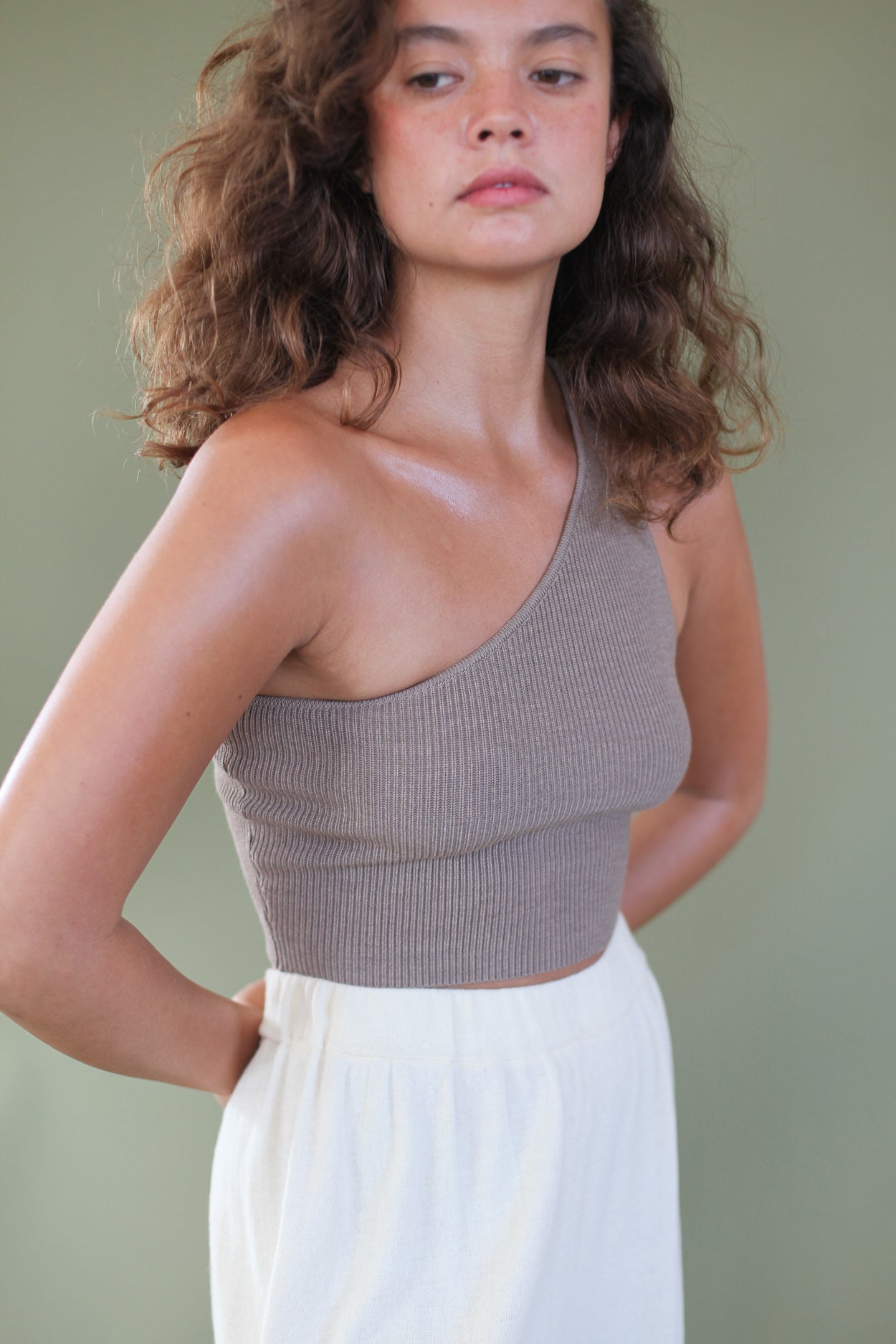 Cocoa Rib Knit Top