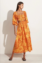 Load image into Gallery viewer, Nadiva Midi Dress / zani burnt orange