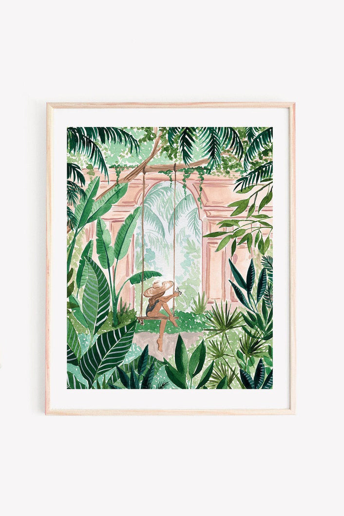Jungle Swing art print