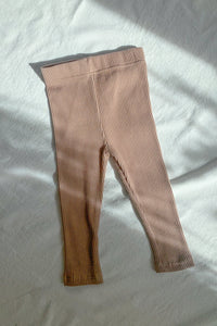 Ribbed Legging / cappuccino