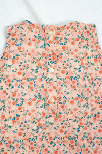 Posey Peach Overalls