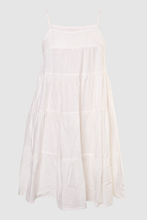 Load image into Gallery viewer, Zahil Pintuck Dress / white