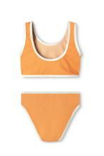Load image into Gallery viewer, Mini Rib Scoop Bikini / tangerine - SIZE 4T LEFT LAST ONE