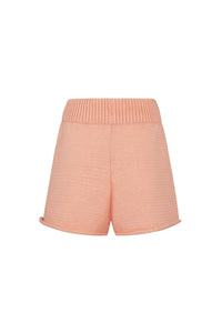 Shell Cotton Blend Knitted Shorts
