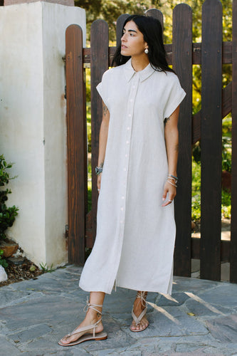 Stella Dress / natural - XL LEFT IN STOCK