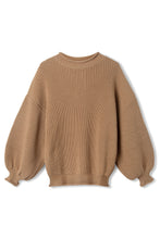 Load image into Gallery viewer, Tan Chunky Cotton Jumper