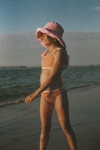 Load image into Gallery viewer, Mini Rib Scoop Bikini / tangerine - SIZE 4T LEFT LAST ONE