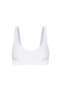 Signature Waistband Bralette Top / white - US4 & US10 LEFT IN STOCK