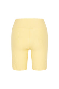 Classic Ribbed Short / lemon