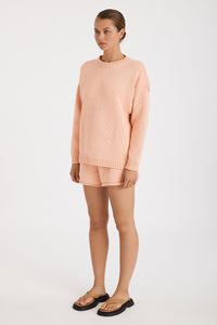 Shell Cotton Blend Knitted Jumper