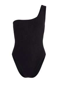 Cord Towelling One Piece / black
