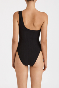 Cord Towelling One Piece / black