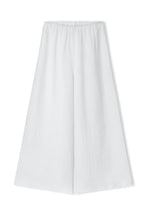 Load image into Gallery viewer, White Textured Linen Pants