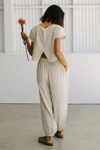Linen Keith Top / natural