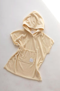 Terry Toweling Poncho / citrus