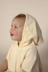 Terry Toweling Poncho / citrus